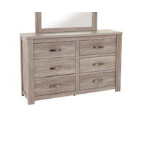 Braylea 6 Drawer 59" W Double Dresser by Wildon Home
