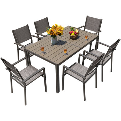 Theanna Rectangular 6 - Person 59.06