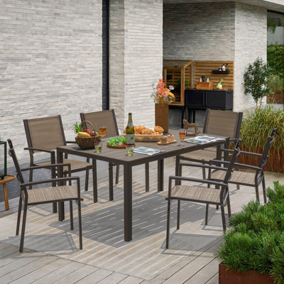 Theanna Rectangular 6 - Person 59.06