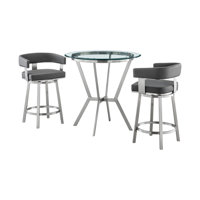 2 - Person Counter Height Dining Set by 17 Stories