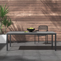 Arynne Outdoor Patio Rectangle Dining Table by Wade Logan
