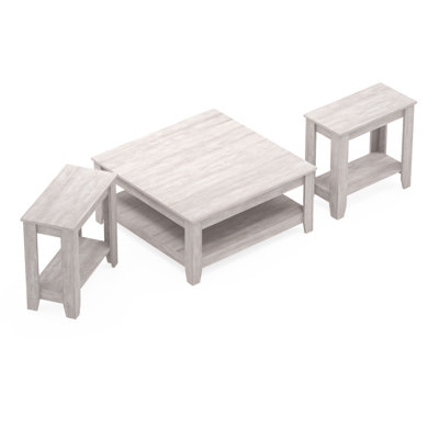 Weddel Basilico 3 Piece Coffee Table by Lark Manor