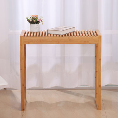 Azzitta 31.5" Solid Wood Console Table by Millwood Pines