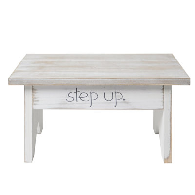 Mangta Solid Wood Utility Stool by Gracie Oaks