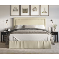 Aroz King Upholstered Panel Bed