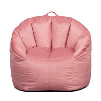 Standard Faux Fur Bean Bag Chair by Big Joe