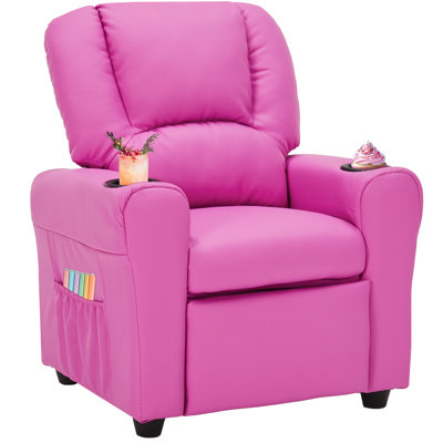 Esca Kids Recliner with 2 Cup Holder by Harriet Bee