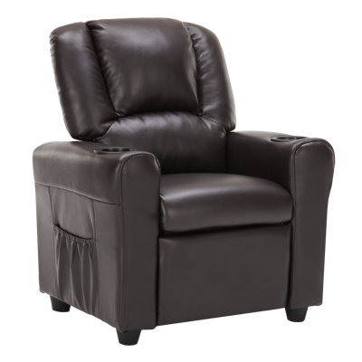 Esca Kids Recliner with 2 Cup Holder by Harriet Bee