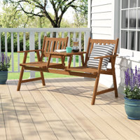 Amberli Backyard Tete a Tete Bench by Lark Manor