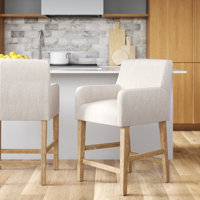 Alighiero Solid Wood Stool