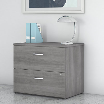 Studio C 2-Drawer Mobile Lateral Filing Cabinet by Bush Business Furniture