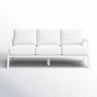 Armando 75” Aluminum Outdoor Sofa with Sunbrella Cushions by AllModern