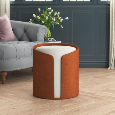 Rayburn 17" Wide Round Standard Ottoman