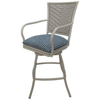 Alexeia Patio Bar Stool with Cushion by Longshore Tides