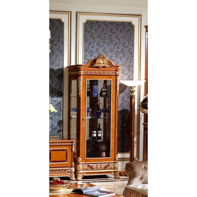 Knouse Curio Cabinet by Fleur De Lis Living