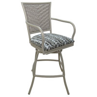 Elinat Patio Bar Stool with Cushion by Winston Porter