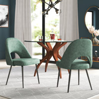 Etna Upholstered Side Chair by Mercury Row
