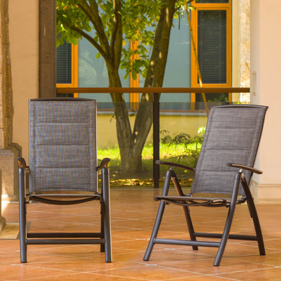 Foldable Patio Dining Armchair