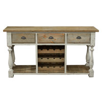 Samons Solid Wood Console Table by Ophelia & Co.