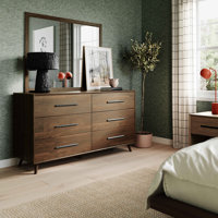Cheeseman Emery Pecan 6 Drawer Dresser by George Oliver
