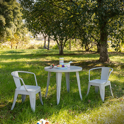 Natarsha Kids Round Outdoor Table and Chair Set by Mason & Marbles