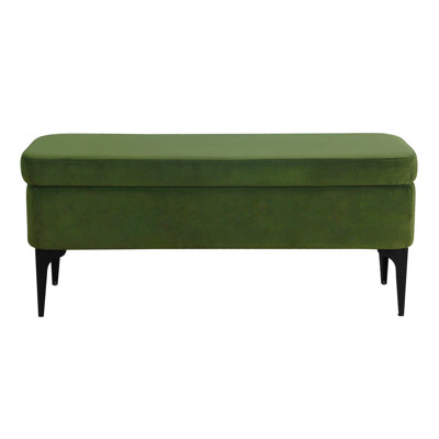 Ameelya Upholstered Storage Bench by Wade Logan