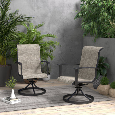 Errik Patio Dining Armchair by Winston Porter