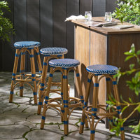 Ganey 29.5 Inches Patio Bar Stool by Bay Isle Home