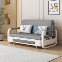 Round Armrest Storage Sofa Bed