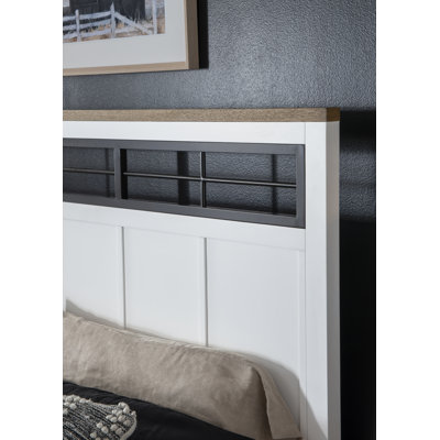 Leyva Solid Wood Panel Headboard
