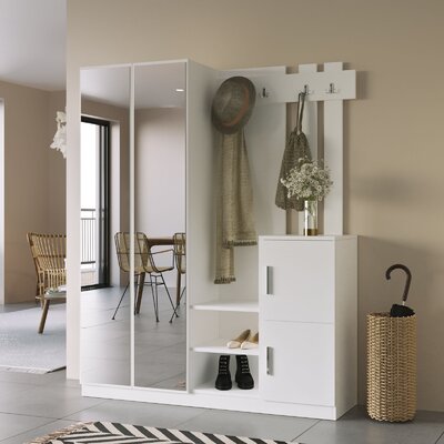 Carvon Hall Tree with Shoe Storage by East Urban Home