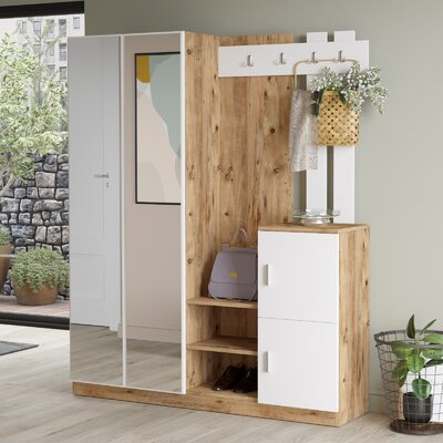 Carvon Hall Tree with Shoe Storage by East Urban Home