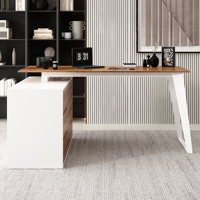 Cirena L-Shaped Desk by Loon Peak