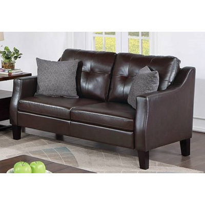 Oologah 2 Piece Faux Leather Living Room Set by Red Barrel Studio