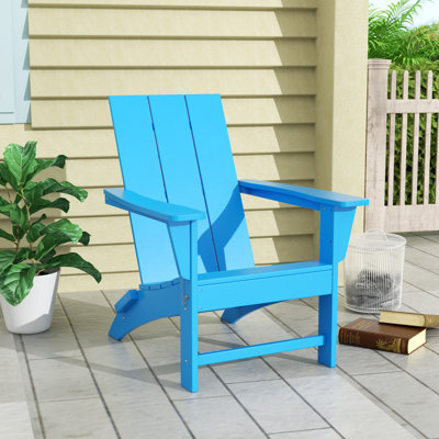 Laprade HDPE Plastic Folding Adirondack Chair by Beachcrest Home