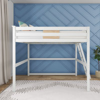 Epimenio Full Solid Wood Platform Loft Bed by Harriet Bee by Harriet Bee