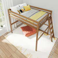 Epimenio Full Solid Wood Platform Loft Bed by Harriet Bee by Harriet Bee