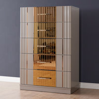 Frum Signature Chest in Riversand with Golden Accent by Mercer41