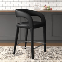 Arthur-William Faux Leather Counter Stool