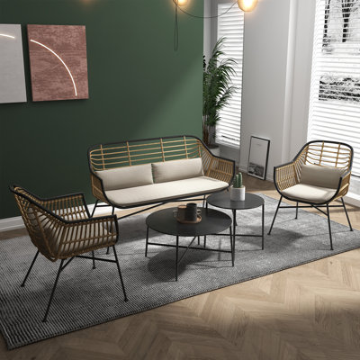 Bletsoe 5 Piece Conservatory Living Room Set