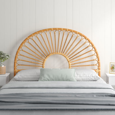 Estero Full / Double Wicker/Rattan Open-Frame Headboard by Sand & Stable