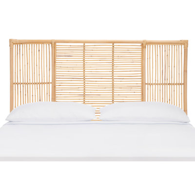 Lita Full / Double Wicker/Rattan Open-Frame Headboard by Birch Lane