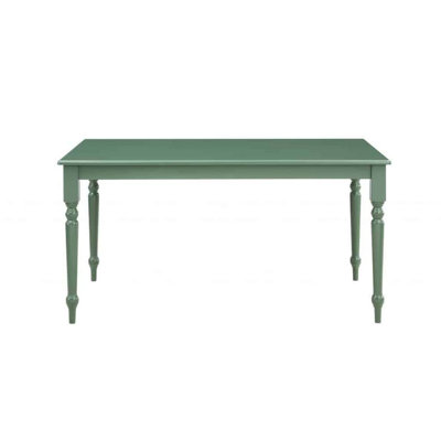 60" Solid Wood Rubberwood Dining Table by Charlton Home