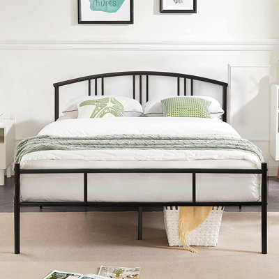 3 Piece Modern Bedroom Set, Metal Bed with 2 Nightstands (Set of 3) by Breakwater Bay