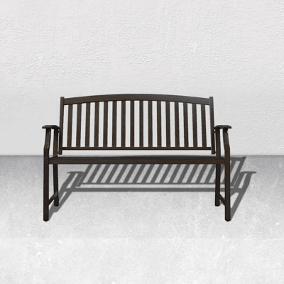 Heinzwerner Metal Bench by Winston Porter