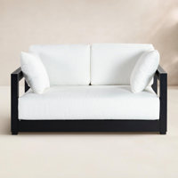 Melrose 52.75" Wide Loveseat with Cushions