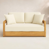 Melrose 52.75" Wide Loveseat with Cushions by Joss & Main