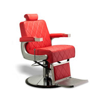 Yestin Wide Faux Leather Reclining Barber Chair by Orren Ellis