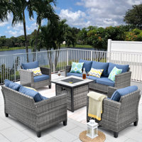 Cracraft 5 Piece Sofa Seating Group with Cushions by Red Barrel Studio