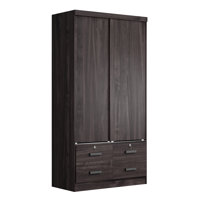 Toles Modern Double Sliding Door Armoire by Ebern Designs